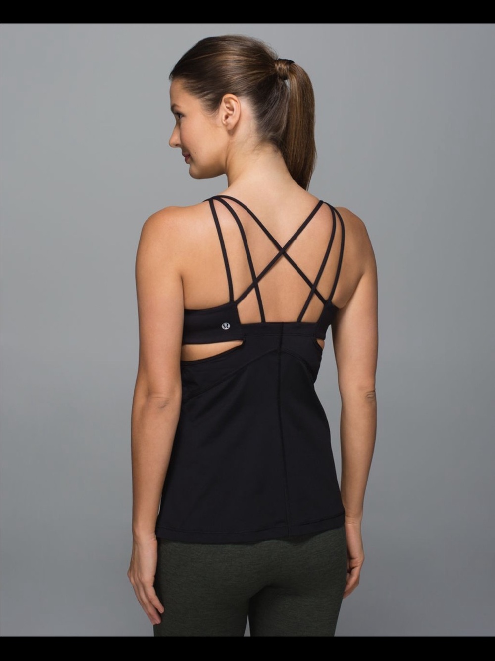 Rare Vintage Lululemon Exquisite Tank I| Strappy Black Yoga Top
